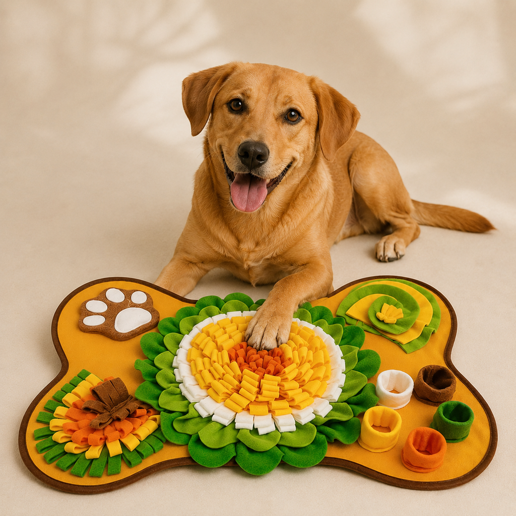 Tapete olfativo interativo para pets